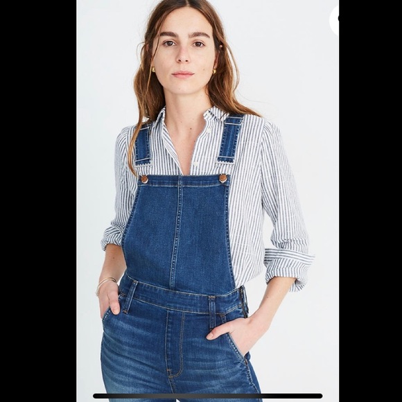 NWT Madewell Roadtripper denim overalls. Small - Picture 4 of 11
